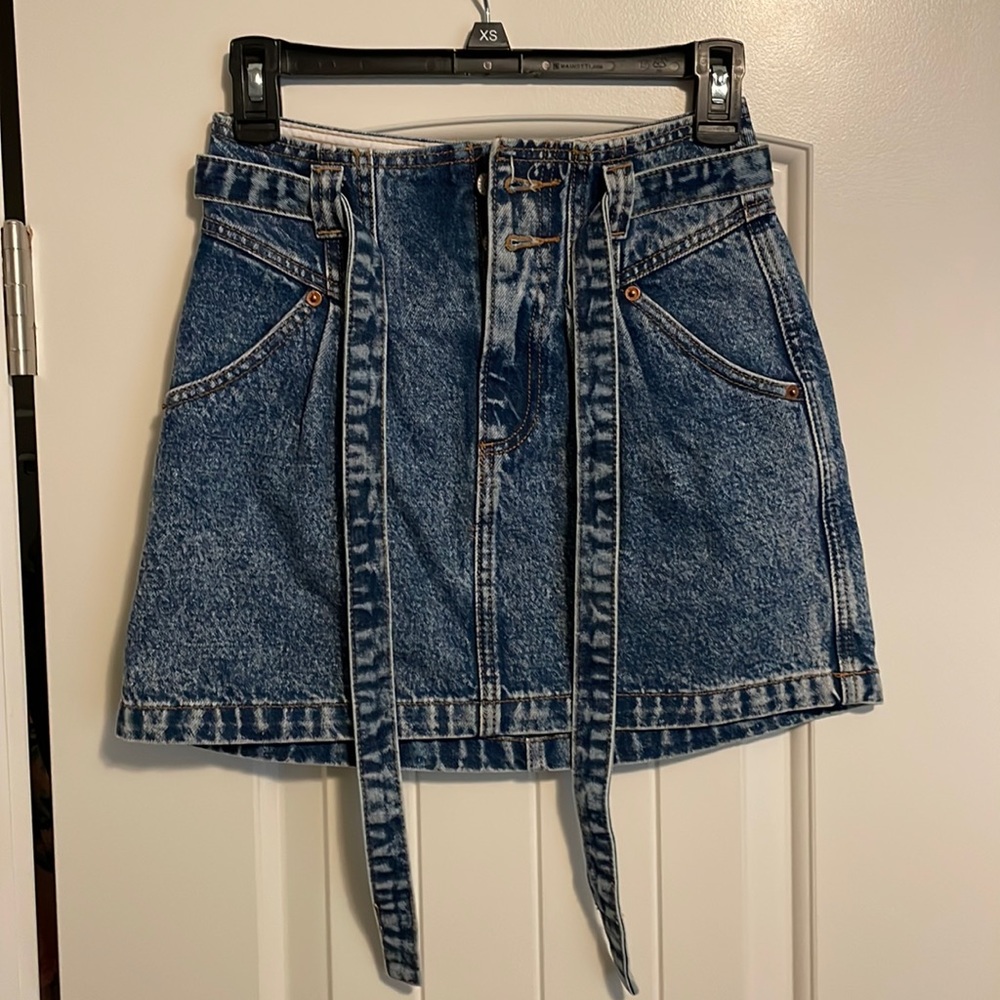 Abercrombie denim mini skirt